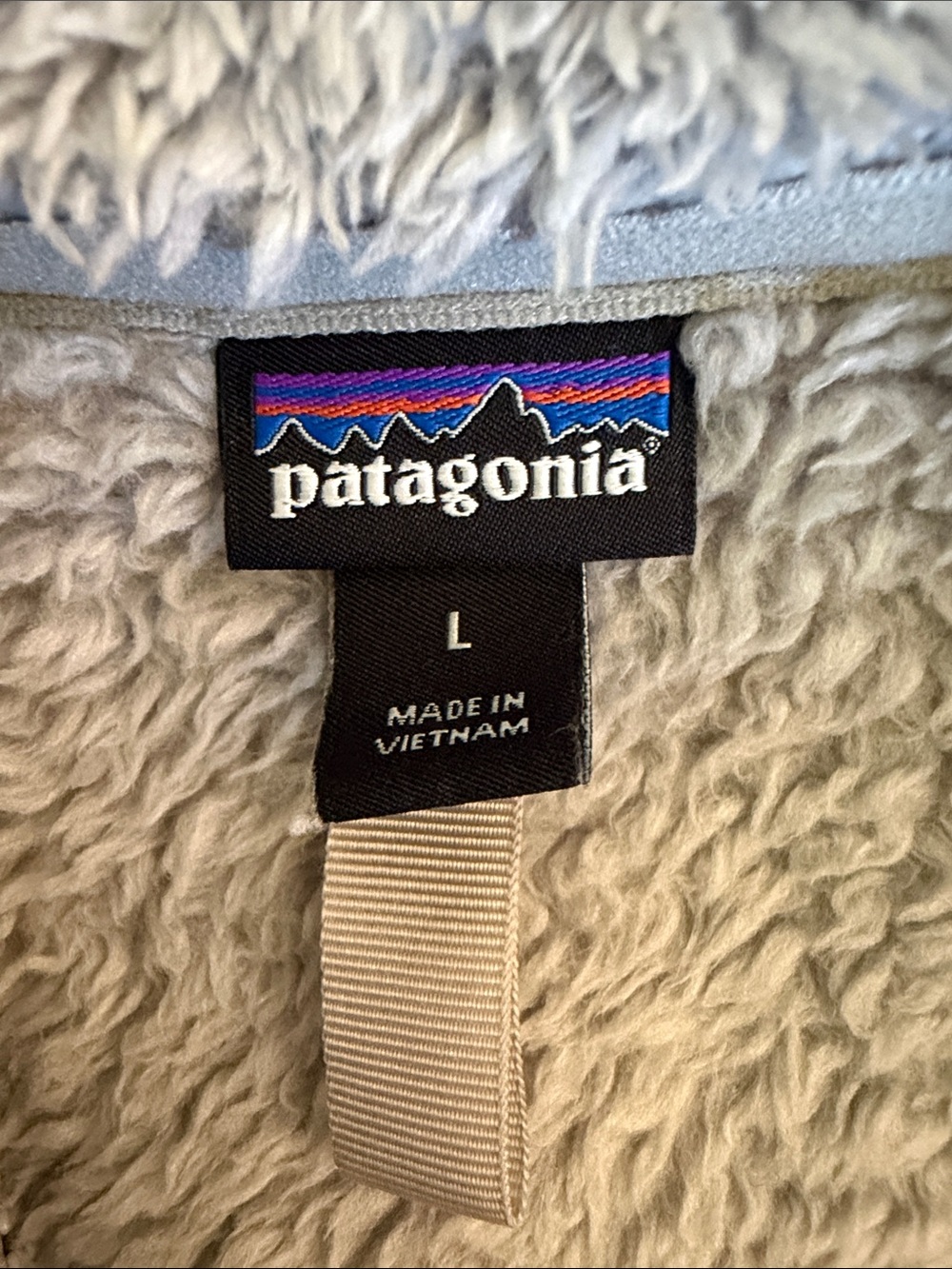 Patagonia Women’s Large Gray High-Pile Fleece Quarter Zip Pullover Sherpa Jacket - Picture 2 of 6